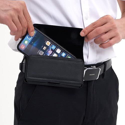 Miniatura 6 de YHENCY - Funda de piel sintética para Samsung Galaxy S24 Ultra S23 Ultra S21 Ultra Note20 Ultra, A14 A13 A04e, Moto G Stylus 5G  G Power (2023 2022)