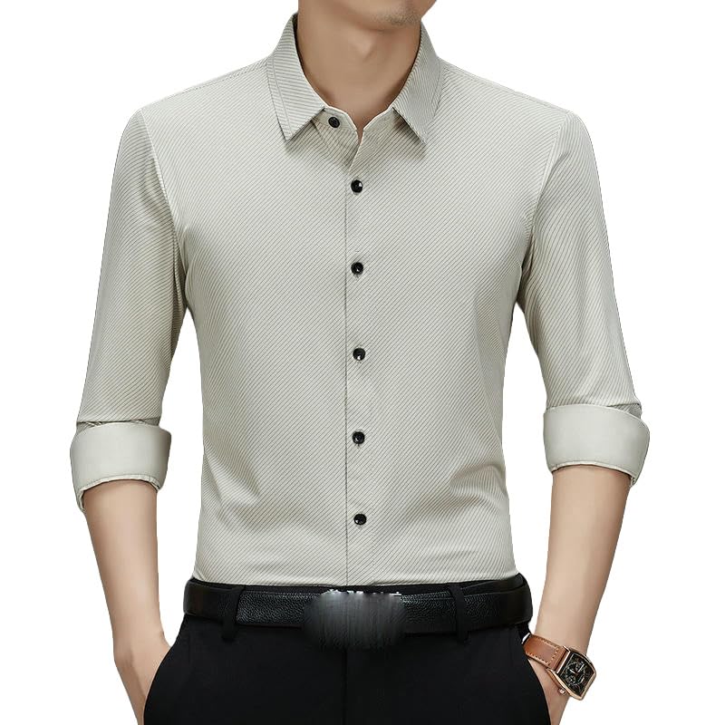 Chemise à manches longues homme idéale pour alterner bureau et sorties