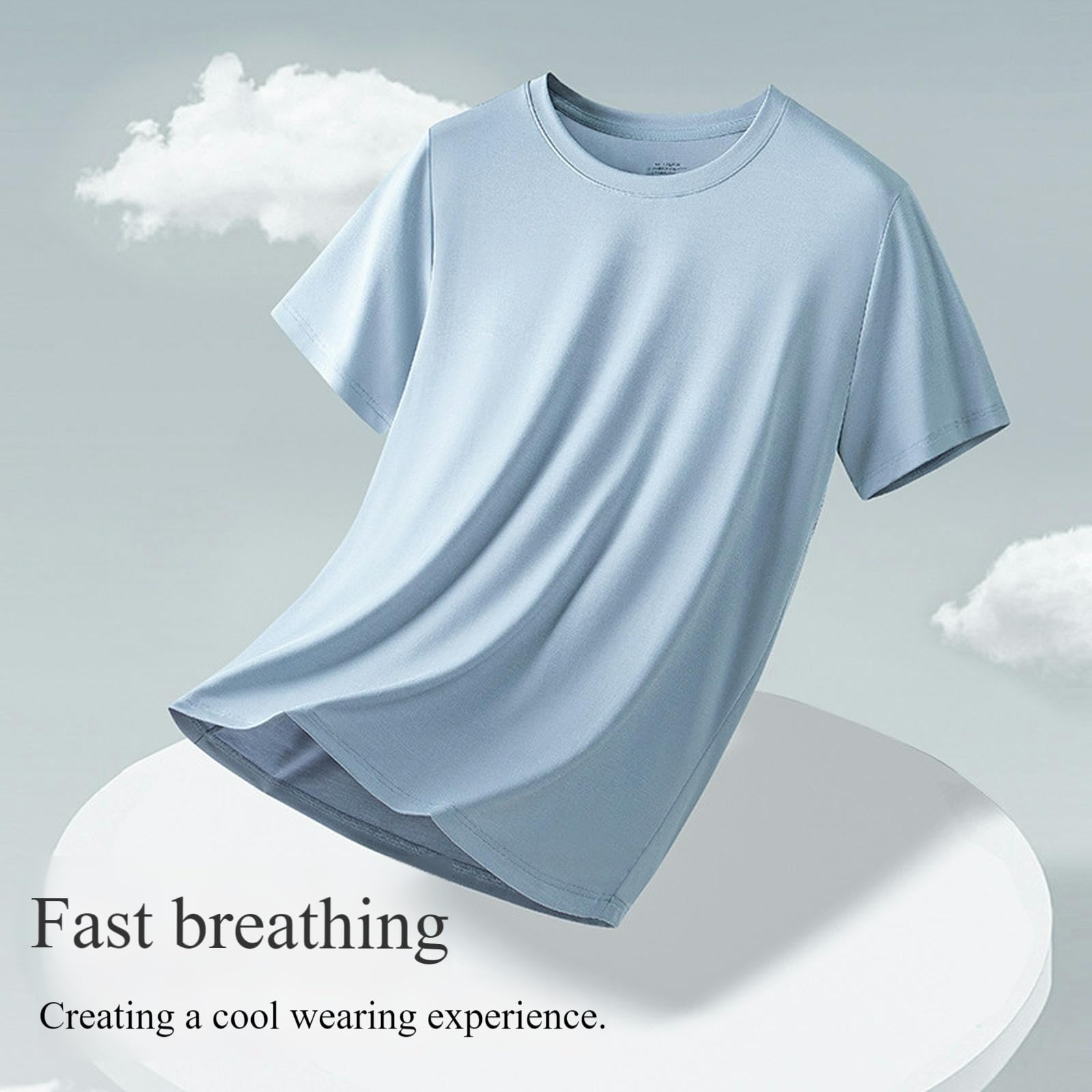 Męskie t-shirty, cienkie, z krótkim rękawem