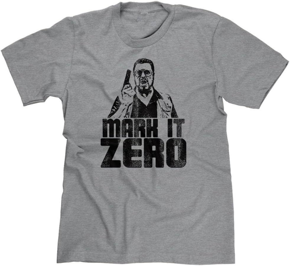FreshRagsMark It Zero Funny Bowling Gun Men's T-Shirt