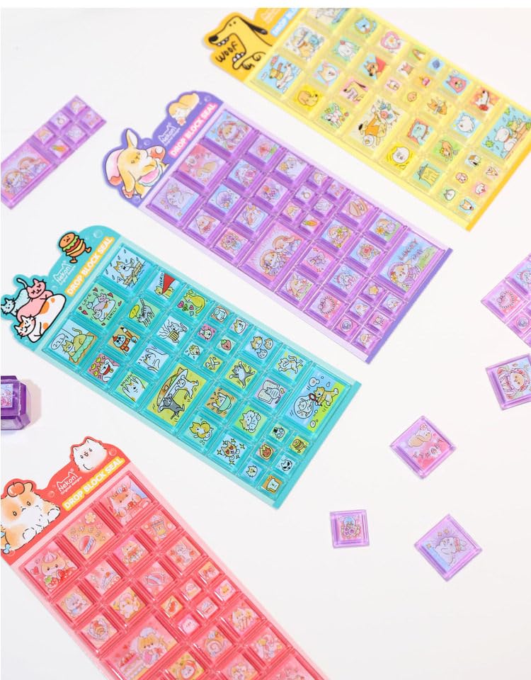 Amazon | タイルシール ぷくぷく ぷっくりシール 3D 立体 透明