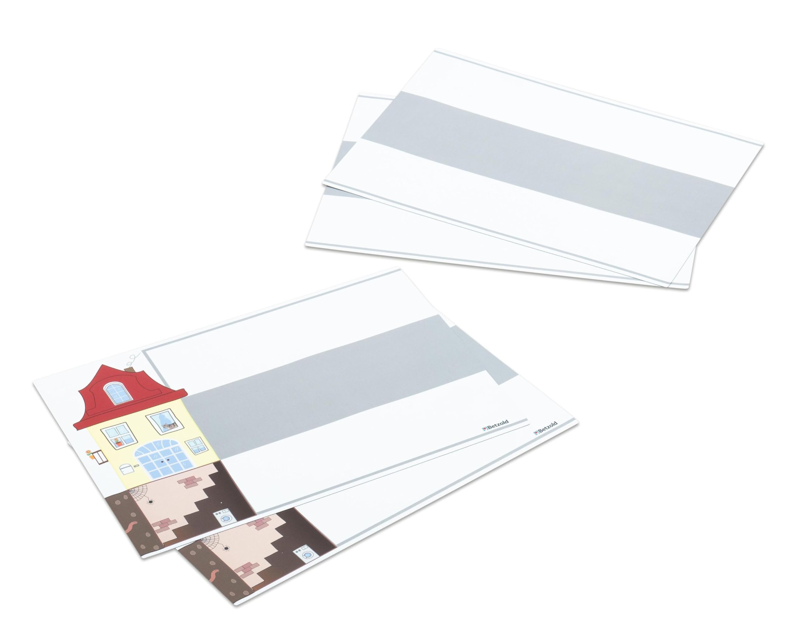 Betzold - Zeilenhaus - Schreiblinien-Set magnetisch Magnetfolien Schreibübungen Anfänger