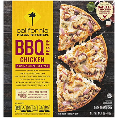 California Pizza Kitchen Bbq Recipe Chicken Frozen Pizza, Crispy Thin Crust Pizza, 14.7 Oz #TOP25