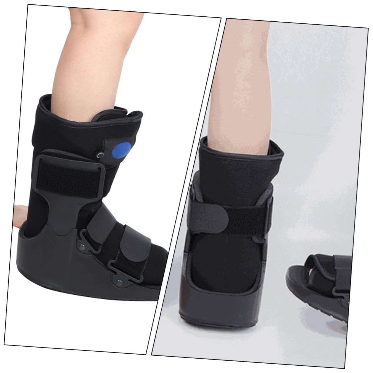 balacoo Ankle Boot Brace for Injured Foot, Low-top Achilles Tendon Shoe with Inflatable Pad, Medical Foot Stabilizer for Adults and Post-surgery Support