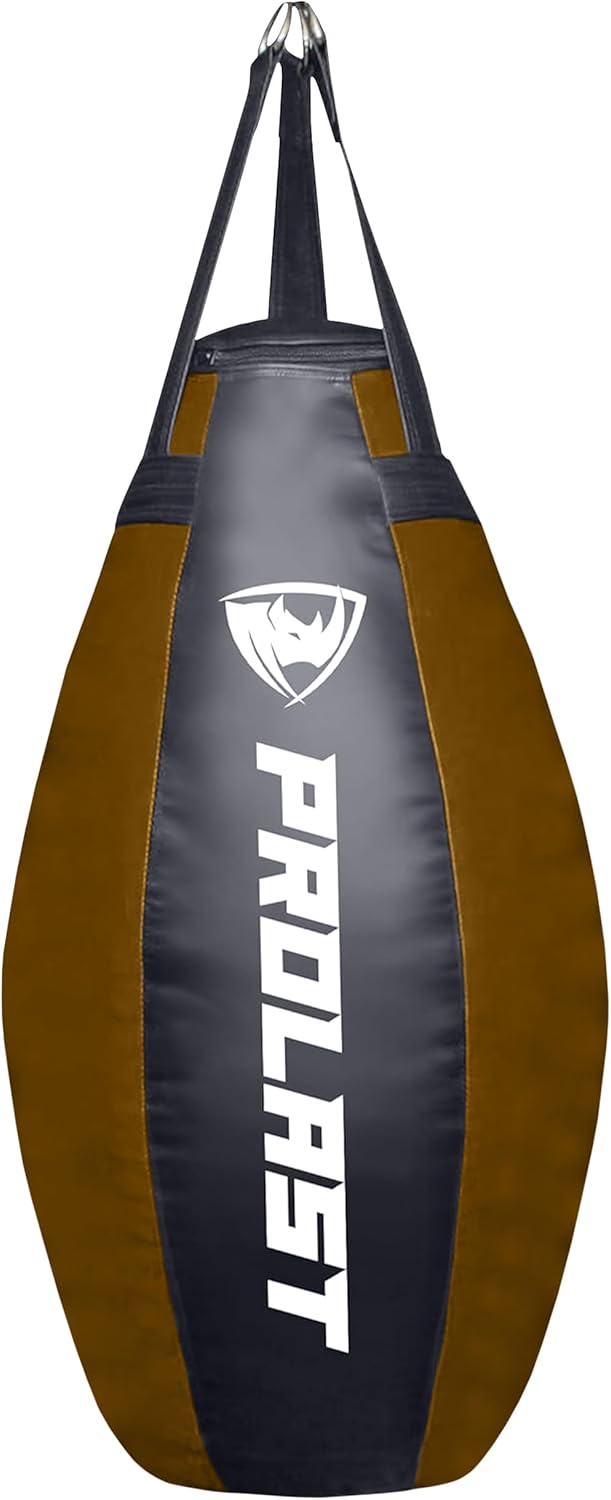 PROLAST Teardrop Heavy Punching Bag for Adults, Hook and Uppercut, Body Snatcher, Boxing, MMA, Muay Thai Training Equipment, Filled