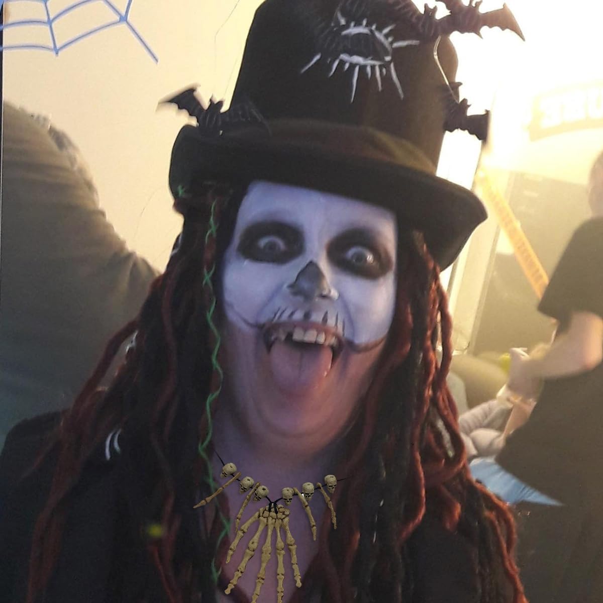 Bone Necklace Halloween Costume Accessory – Skeleton Skull Necklace for Voodoo, Witch Doctor, Caveman Cosplay & Party Dress Up - Image 7