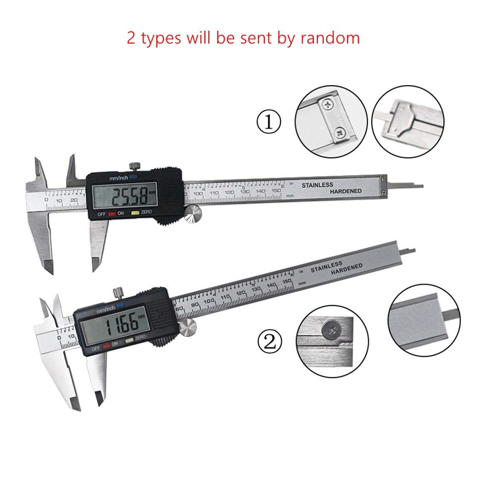 Pie De Rey CALIPER VERNIER ELECTRÓNICO 150 MM 200 mm 300mm Calibrador digital de acero inoxidable Medidor de regla de acero inoxidable Micrómetro Herramienta de medición 72 ( Color : 300mm with box )