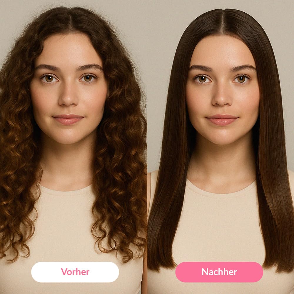 KU2 Cosmetics Haarglätteisen Bold, Extra breite 37 mm Keramik-Platten