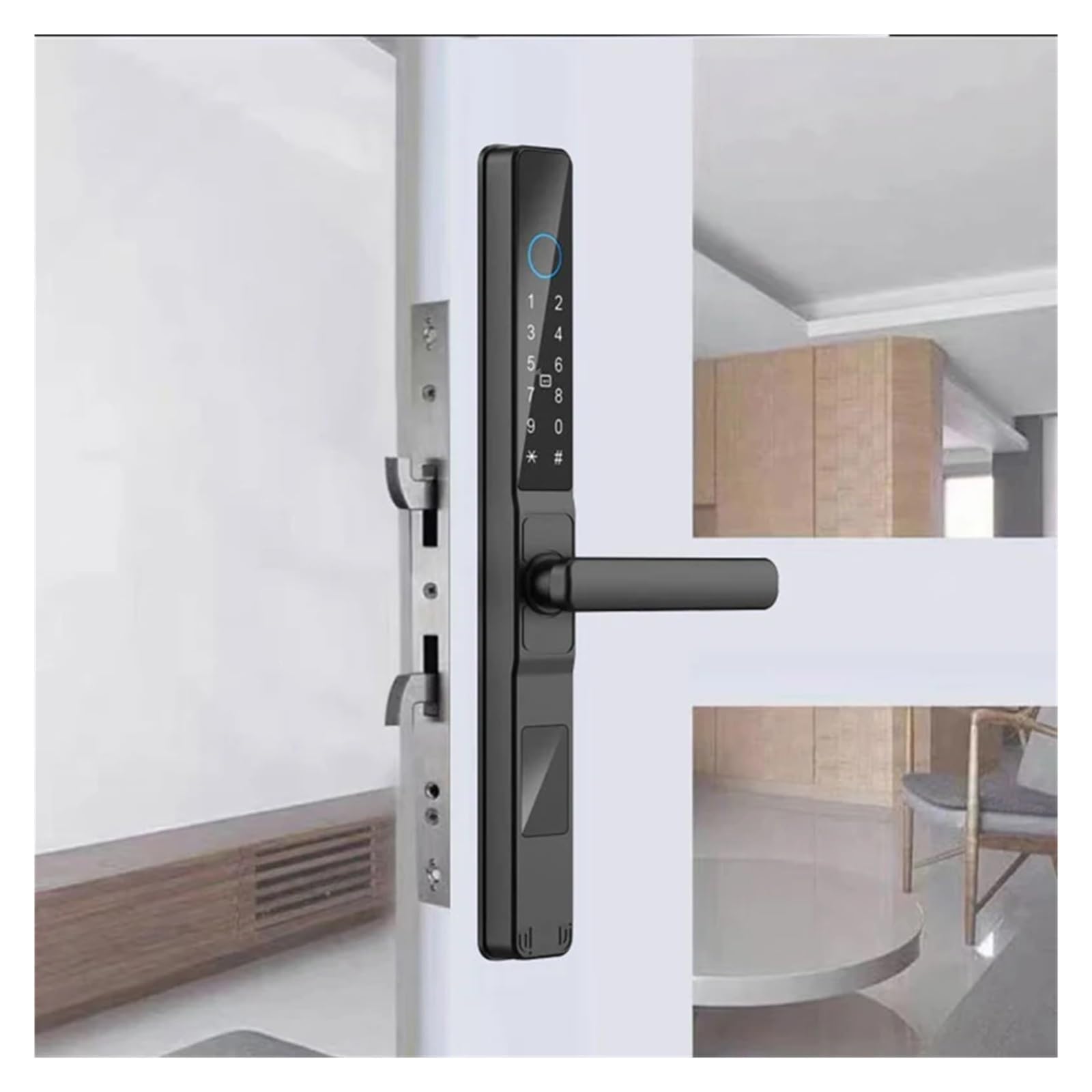 防水 TTLock APP スマート指紋パスワード RFID カードロック 屋外