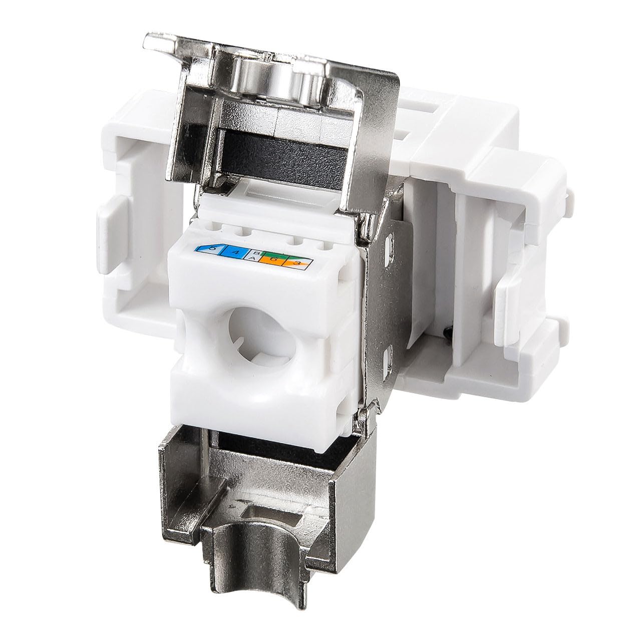 Cat6 RJ45キーストーンジャック 25個 レッド まとめ売り Cat6 RJ45キーストーンジャック 25個 レッド まとめ売り Cat6 RJ45キー