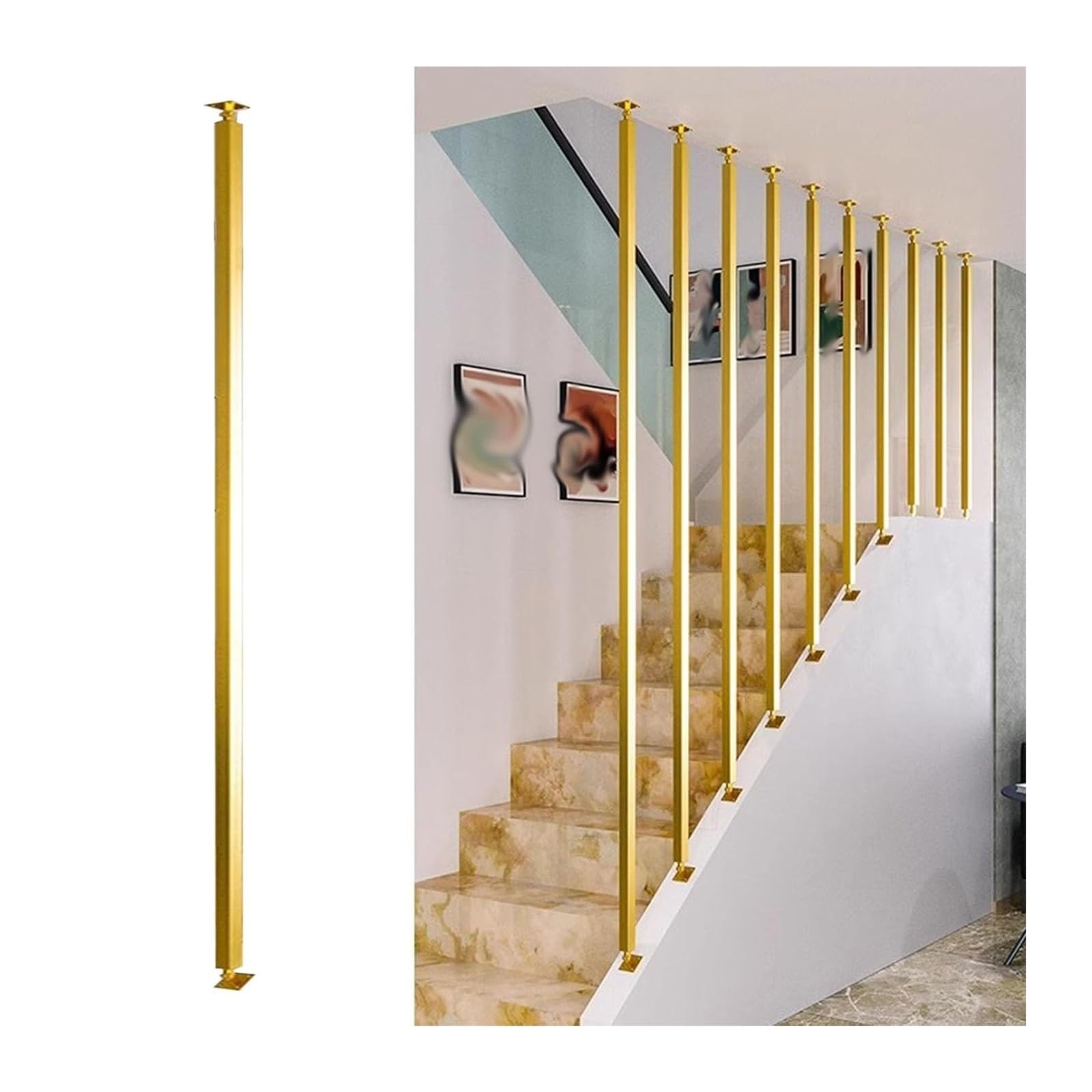 Garde-corps moderne pour escaliers et balcons intérieur extérieur