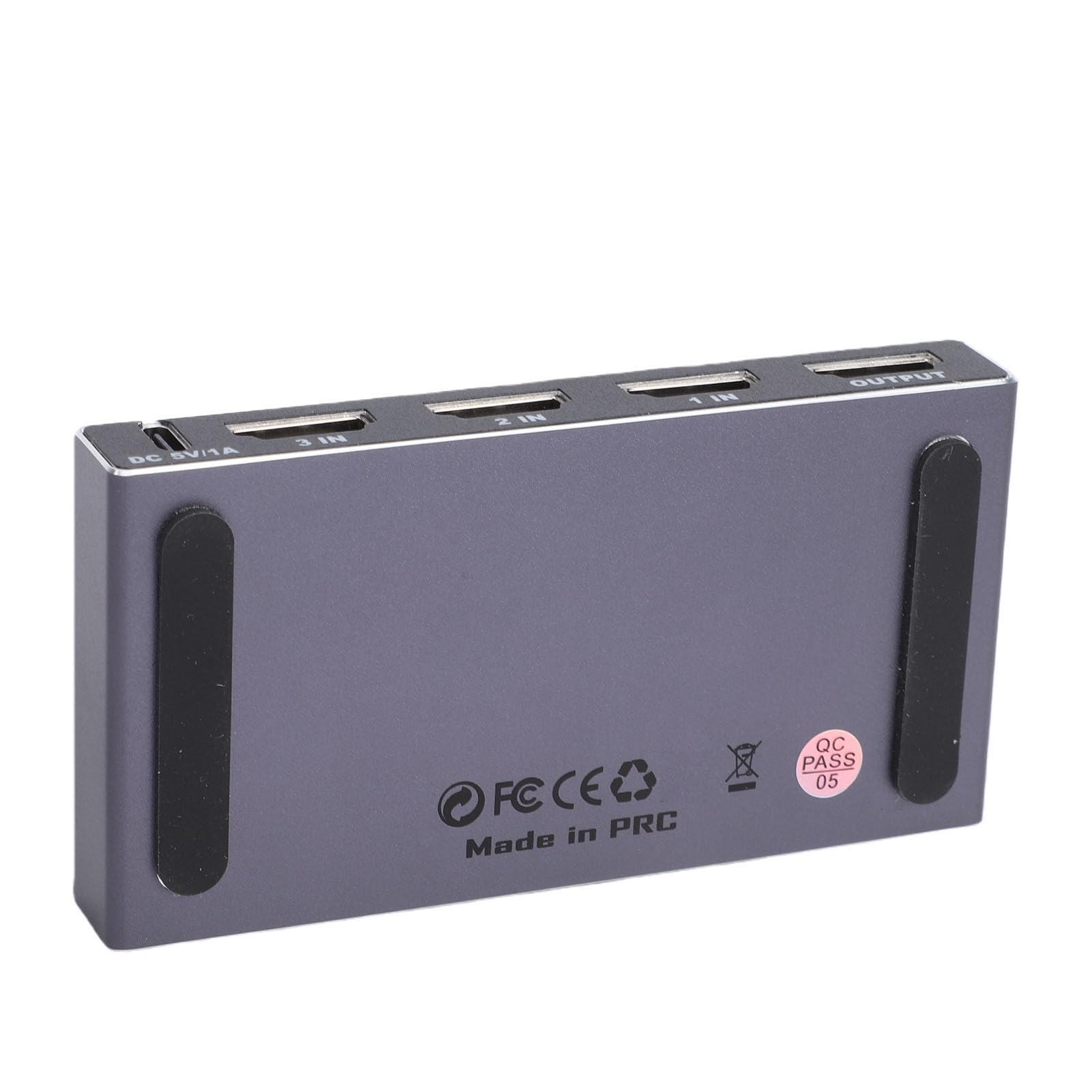 Fabater Switcher HDMI, 3 Ingressi e 1 Uscita, Selettore HDMI 8K 60Hz, Estrattore Audio con Telecomando, 48 Gbps, Supporto 4K 240Hz e 1080P 480Hz, Ideale per Gaming e streaming.