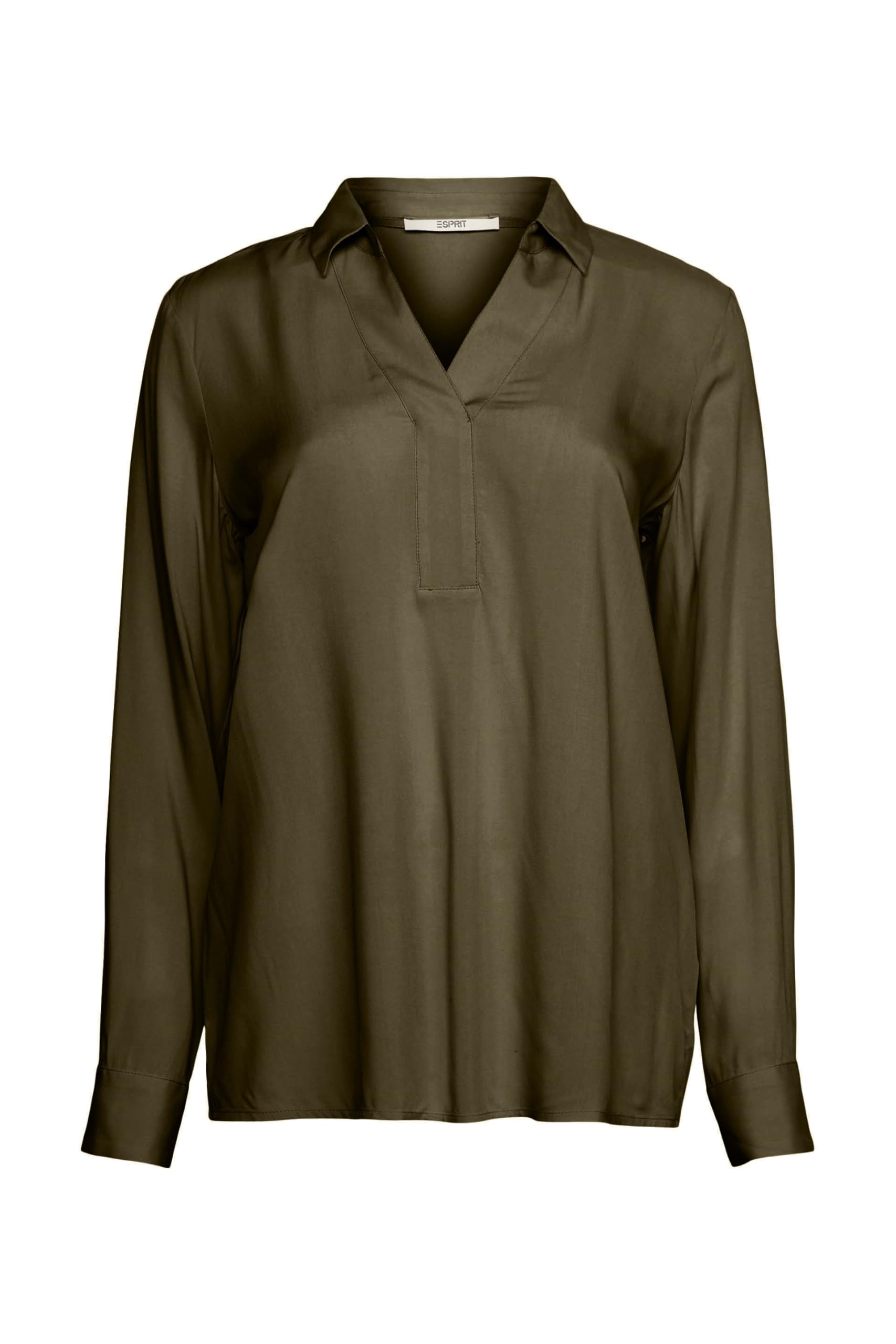 ESPRIT Women's Blouse, 355/Dark Khaki, S