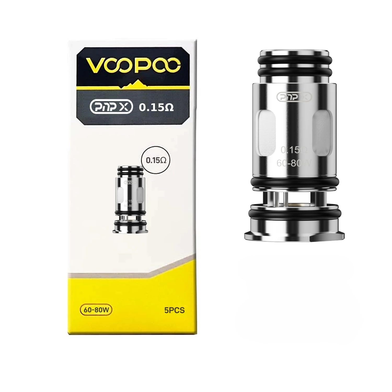 Pack de 5 rsistances Pnp X Voopoo 0.15 ohm : Amazon.fr: High-Tech
