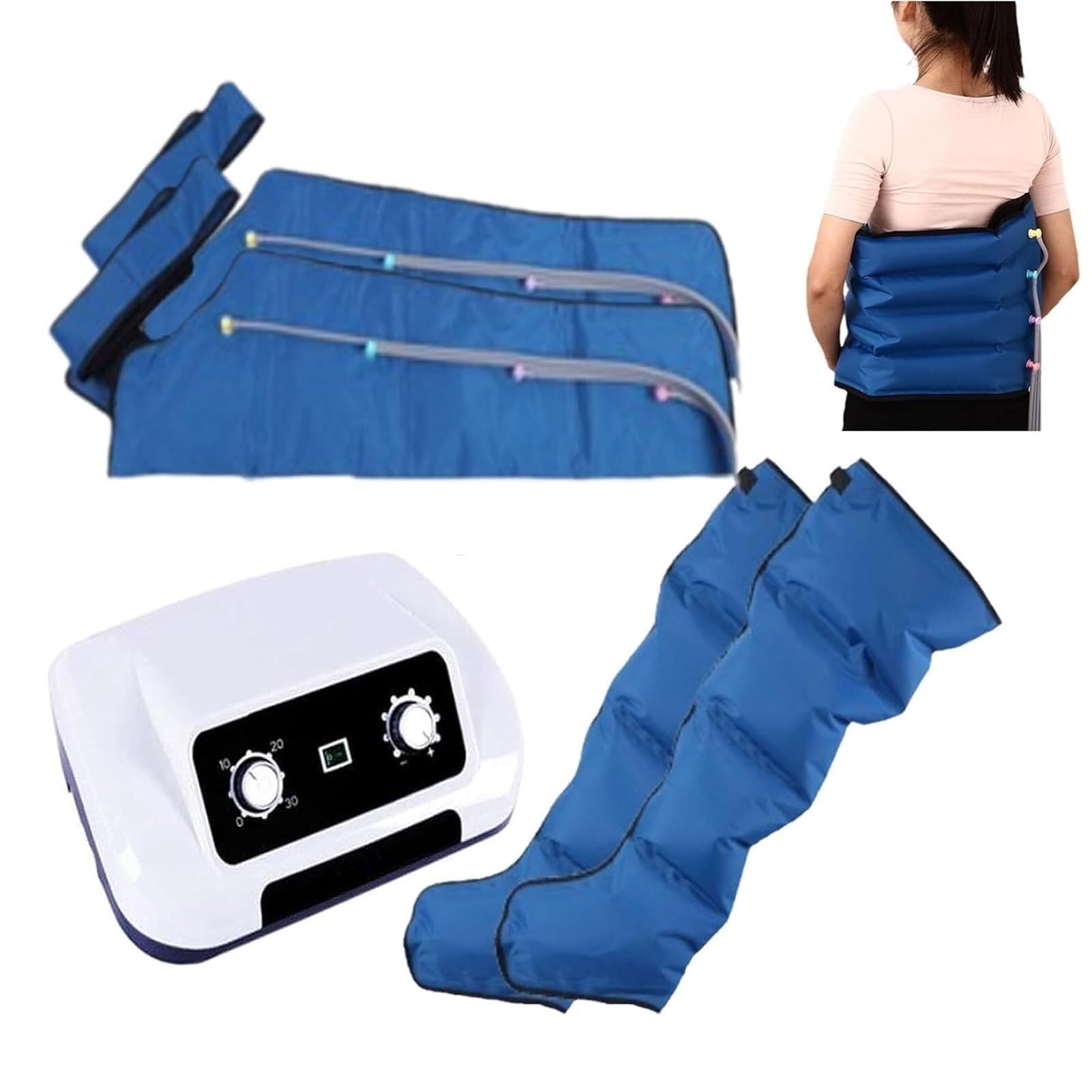 Masseur de jambe de drainage lymphatique et compression d'air des pieds