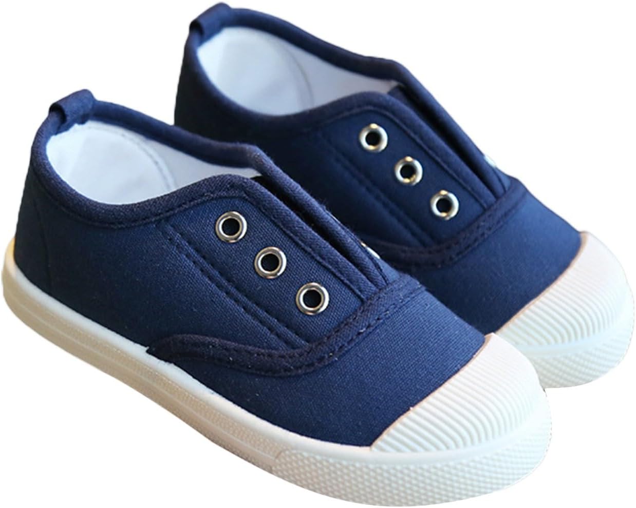 Kids Flat Sneakers Chunky Sole Lightweight Lace Running Sport Shoes Boys Girls School Casual Ankle Non Slip Sneakers