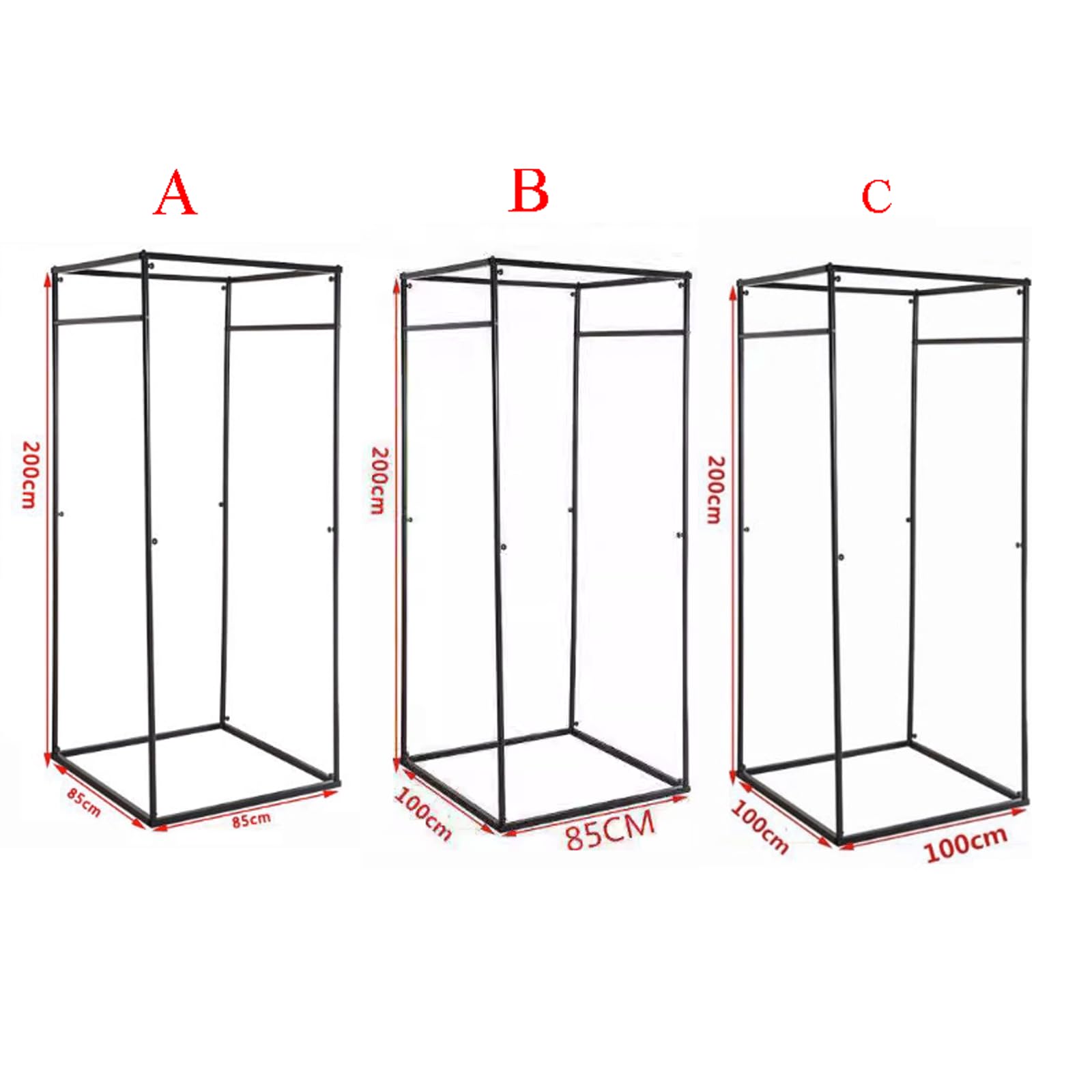 SIAMZYWV Mobile Square Dressing Room Upright Fitting Room Portable Temporary Clothing Store Fitting Room for Photo Studio Shopping Malls