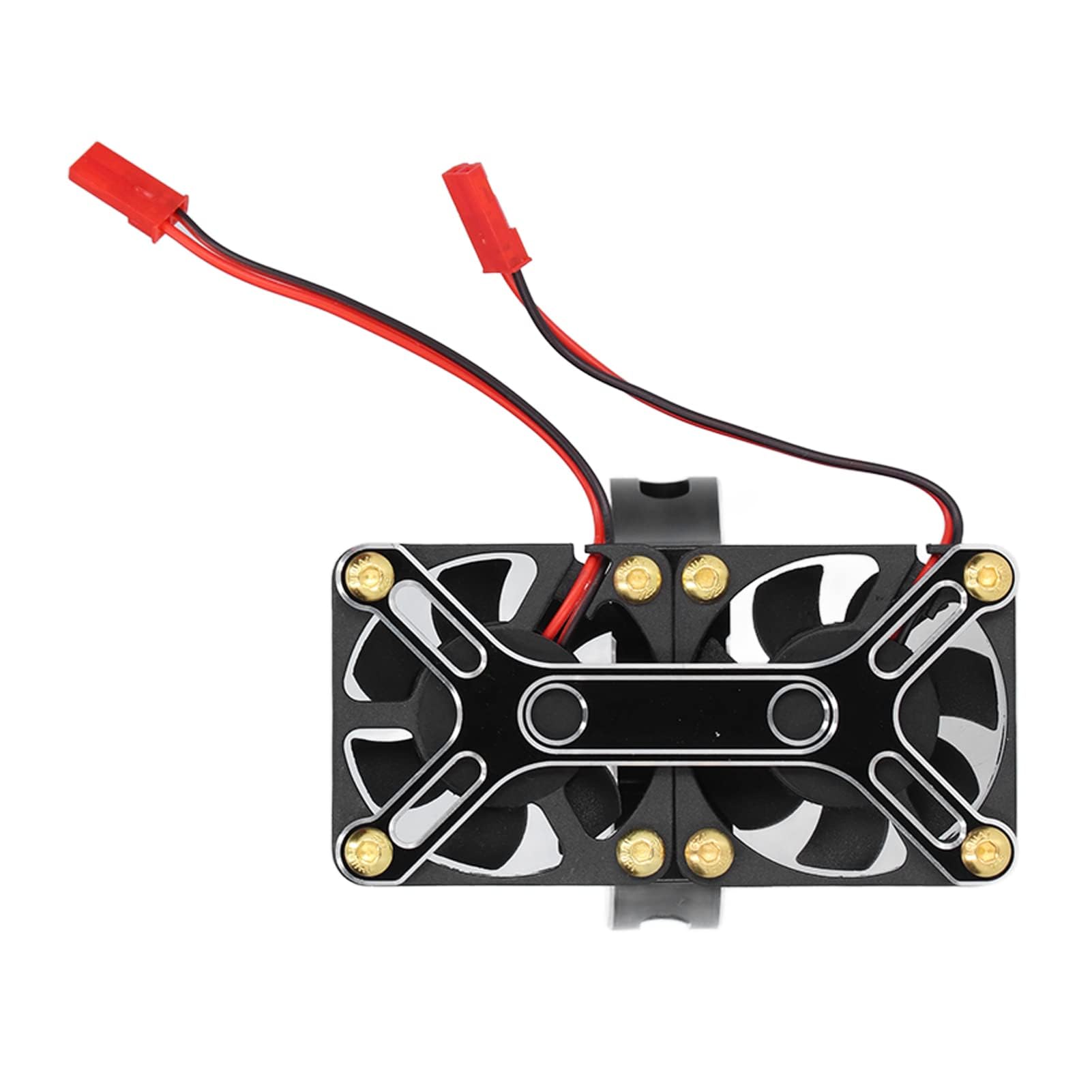VGEBY 4985 1717 Bezszczotkowy wentylator chłodzący silnik, radiator samochodowy ze stopu aluminium Traxxas 1/5 RC (czarny)