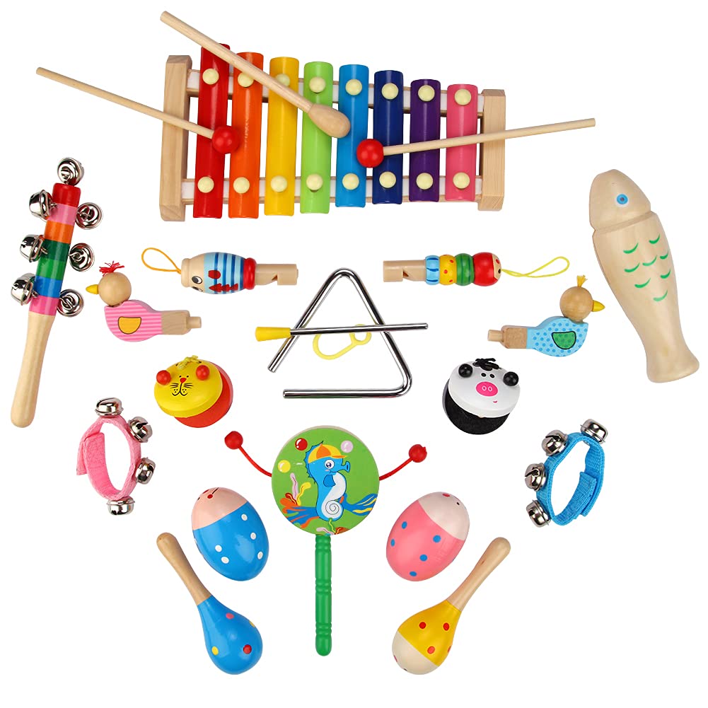Buy EGFheal Toddler Musical Instruments Set , Wooden Percussion