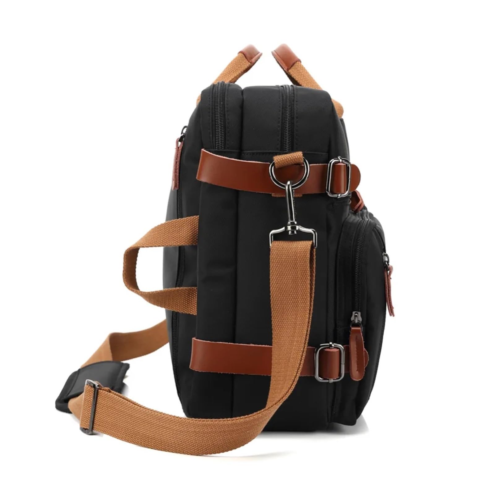 Valigetta 24 Ore Uomo Borsa a mano da lavoro Zaino convertibile for laptop a tracolla for notebook 14 15 pollici