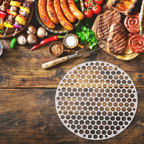 Parrilla redonda para barbacoa de acero inoxidable 20 cm miniatura 5