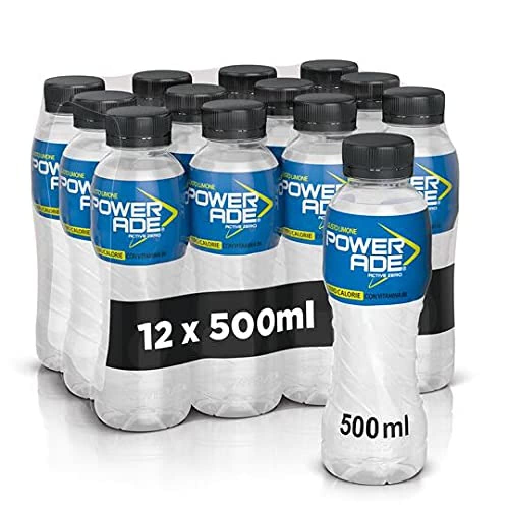 Powerade Active Zero, bevanda analcolica non gassata senza calorie 500ml (PET)