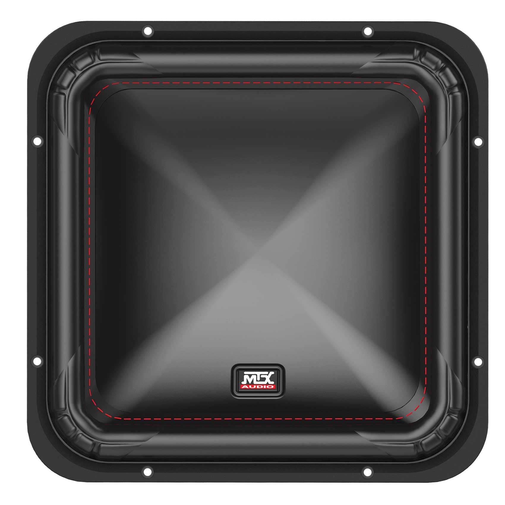 MTX Audio S6512-44 S65-Series Square 12" 500W RMS Dual 4-Ohm Subwoofer