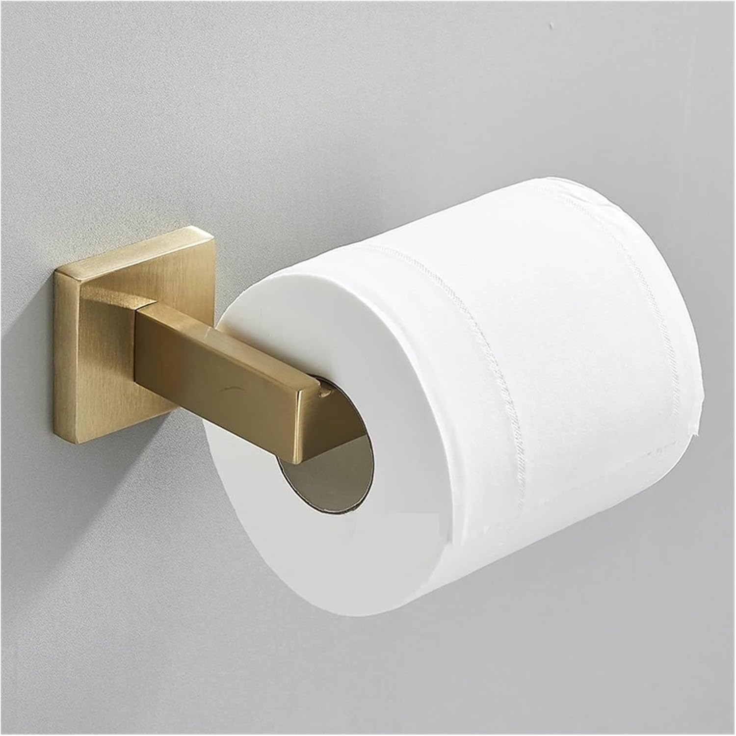 Bathroom Hardware Bathroom Hardware Set Gold Robe Coat Hooks Towel Rack Tissue Holder 4 Piece Sets Bathroom Storage Rack Household Fashionable(Black 530) (Black 4 Pcs)