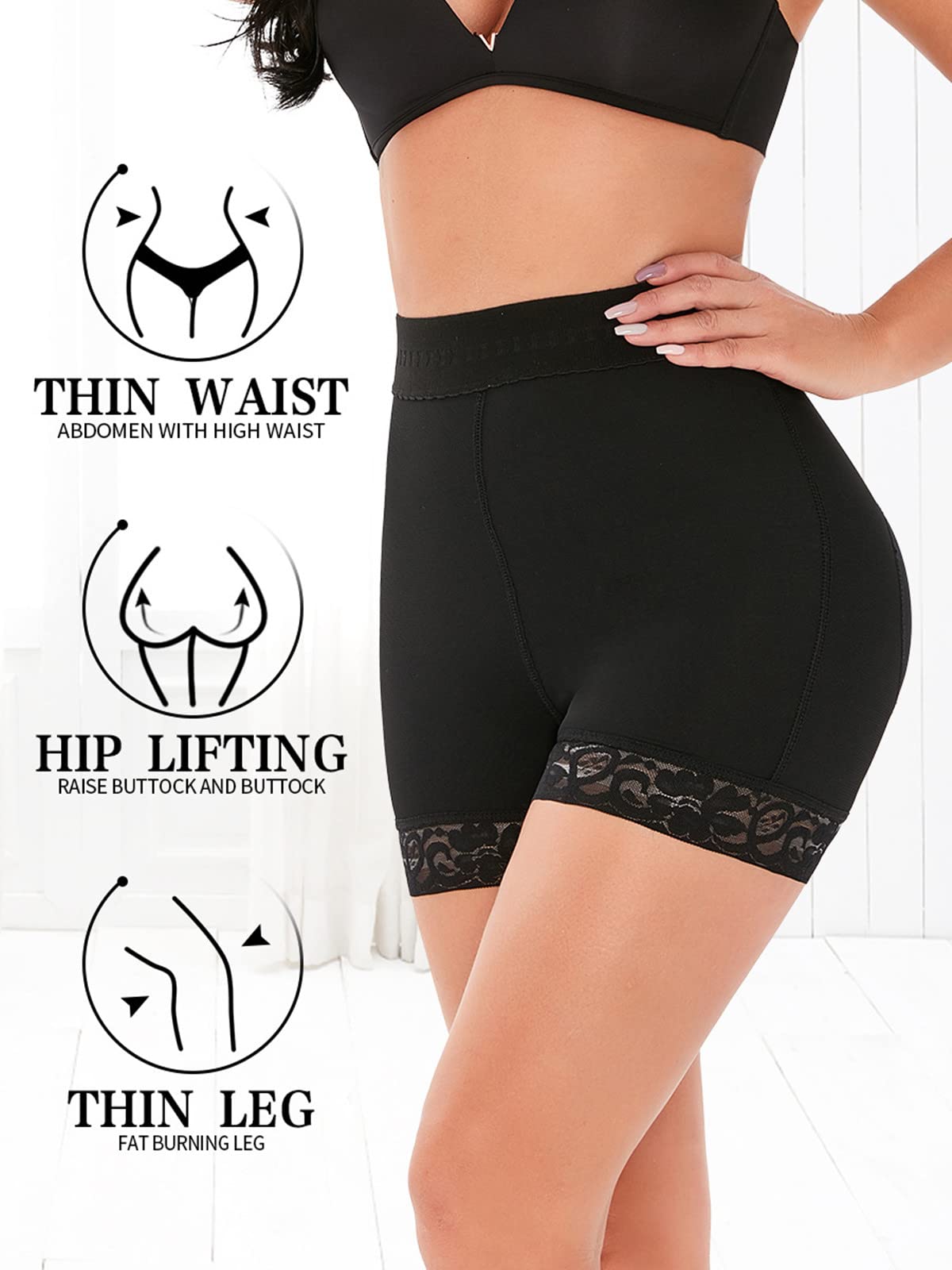 Faja Moldeadora Mujer Mujeres Shaper Body Butt Butt Lifter Butt Butt Hip Shapewear Briefs