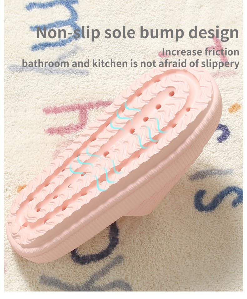 Womens Shower Slippers Bathroom Open Toe Pool Beach Ladies College Outdoor Non Slip Soft Female4