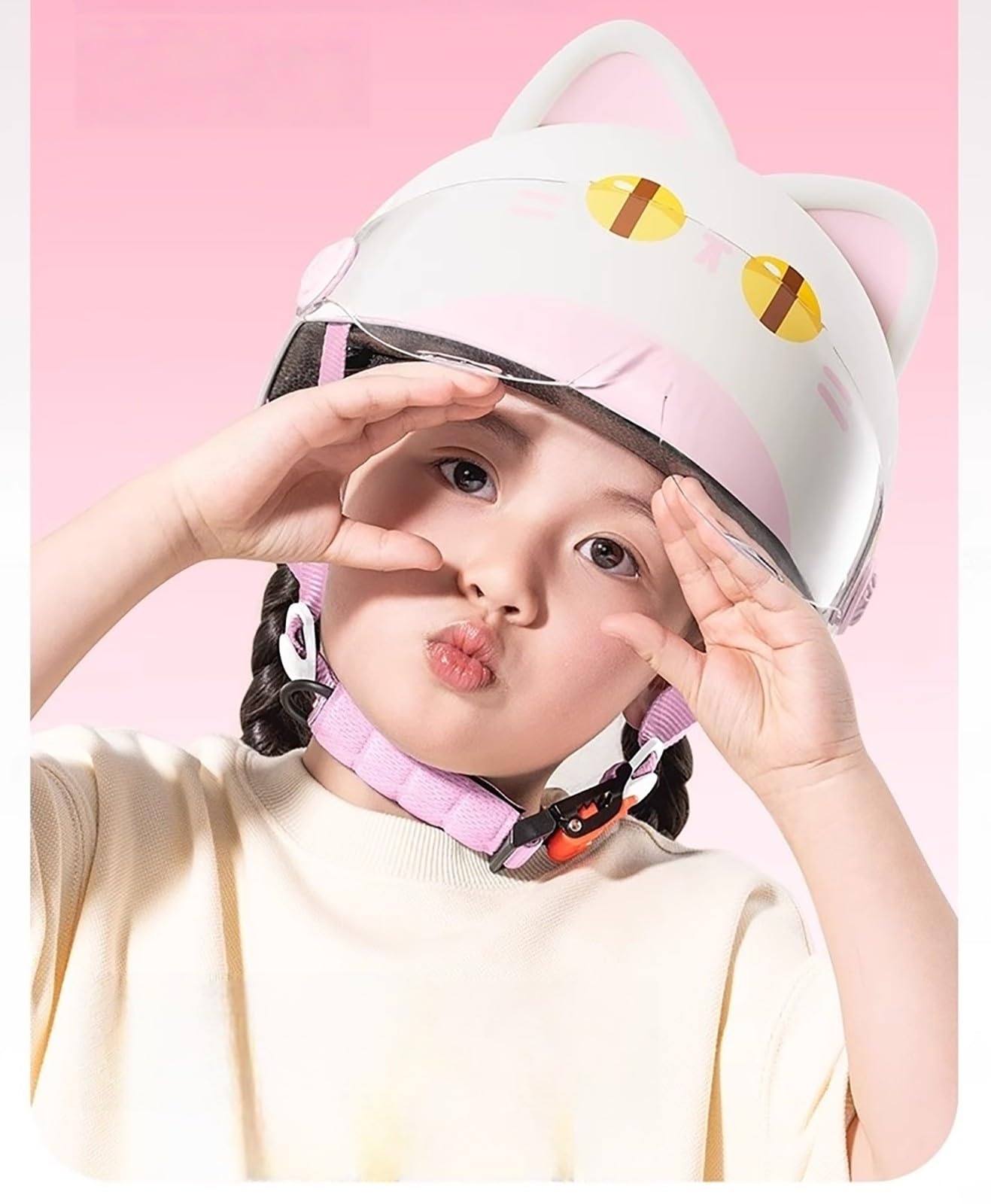 Kask rowerowy dla dzieci, kask dla maluchów dla chłopców i dziewcząt w wieku 3-16 lat, regulowany kask rowerowy, wielofunkcyjny kask dziecięcy do jazdy na rowerze i skuterach