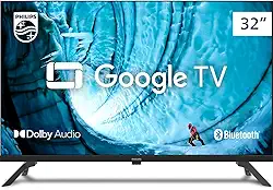 PHILIPS, Smart TV, 32'' HD, 32PHG6909/78, Google TV, Comando de Voz, HDR