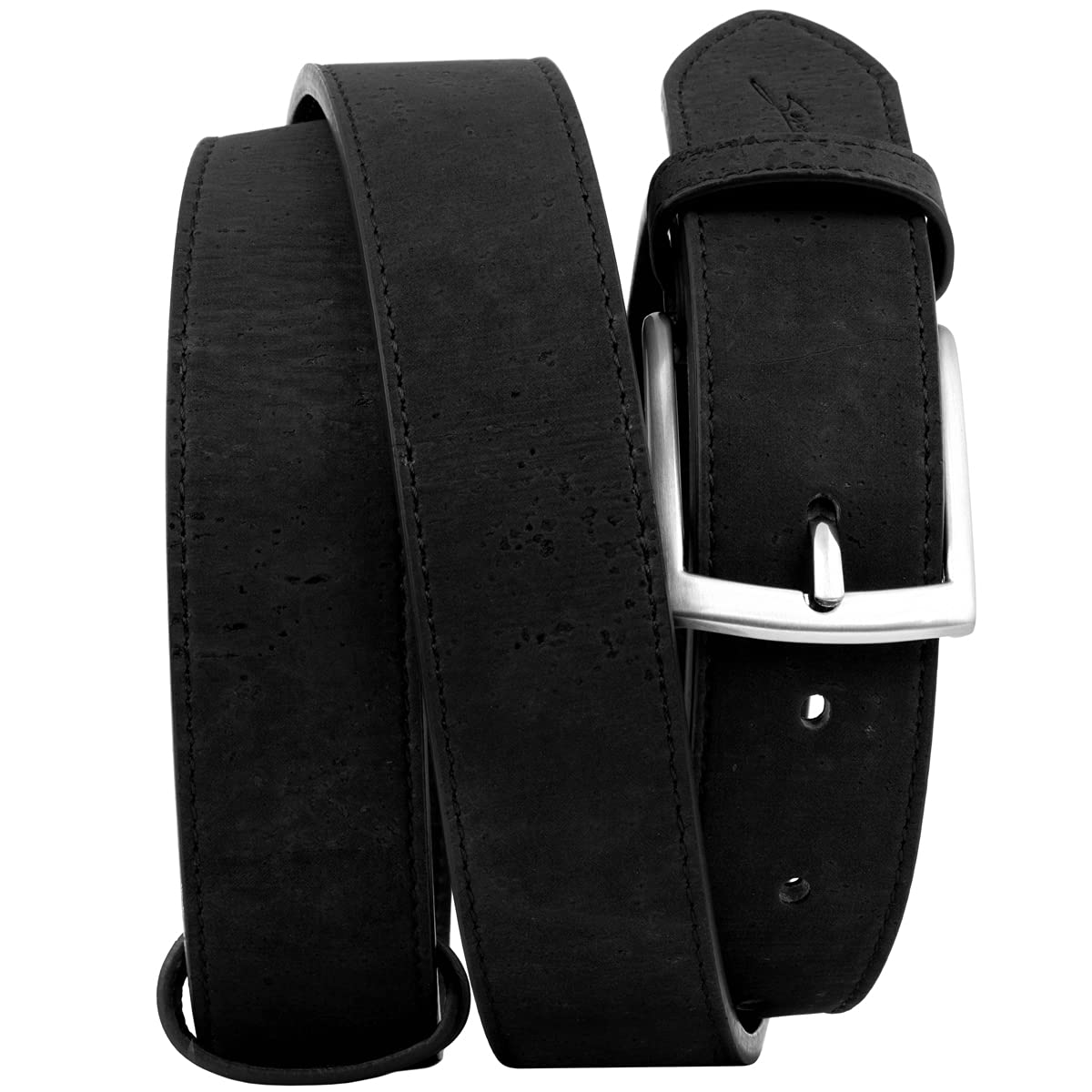 Simaru Cintura da Uomo in Sughero Buenos Aires Elegante Cintura da Uomo in Sughero con Fibbia in Metallo, Duratura e Vegana