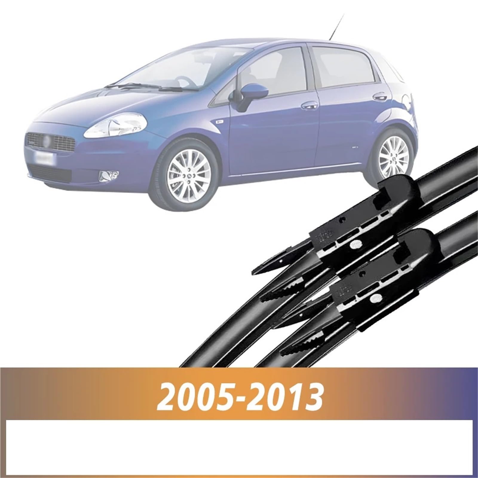 Auto Spazzole Sostituzione Set Adatto per Fiat Grande Punto 2005-2013 2006 2007 2008 2009 2010 2011 2012 Parabrezza 26 "+ 15" tergicristallo anteriore auto
