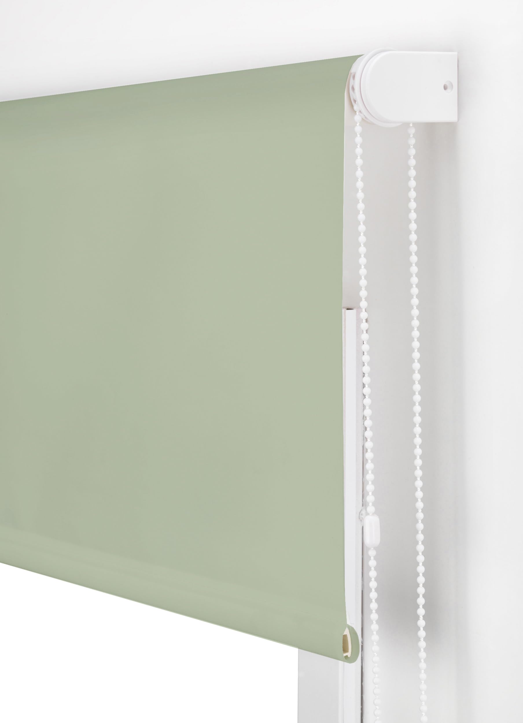 Store Enrouleur translucide uni de qualité supérieure 180 x 175 cm - Store Enrouleur translucide Vert Pastel - Store Enrouleur pour fenêtres 177 x 170 cm