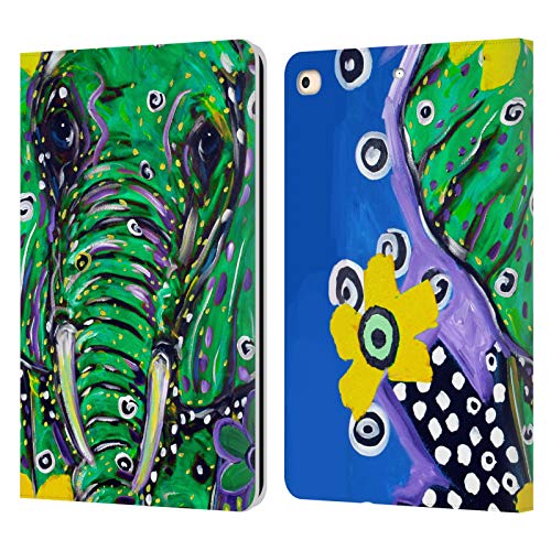 Étui Portefeuille Cuir iPad 9.7 Éléphant Mad Dog Art Housse
