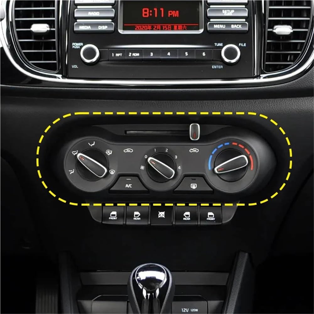 Controllo A/C Compatibile con Kia per Pegas Manopola di Controllo dell'Aria condizionata Pannello interruttori climatizzatore Auto