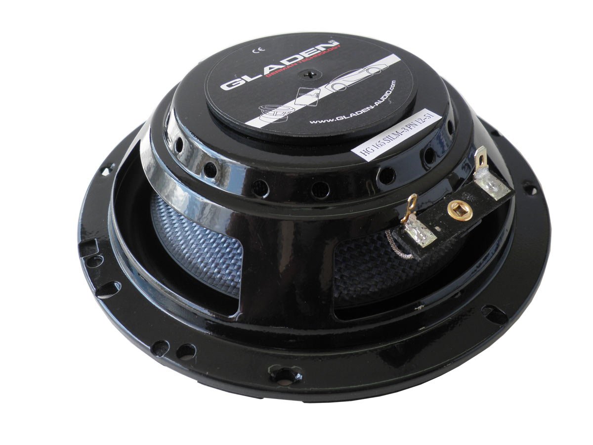 Gladen RS 130 Slim rund XLR 105 W Auto-Lautsprecher – KFZ-Lautsprecher (XLR, 105 W, 70 W, 3 Ohm, 2,5 cm)