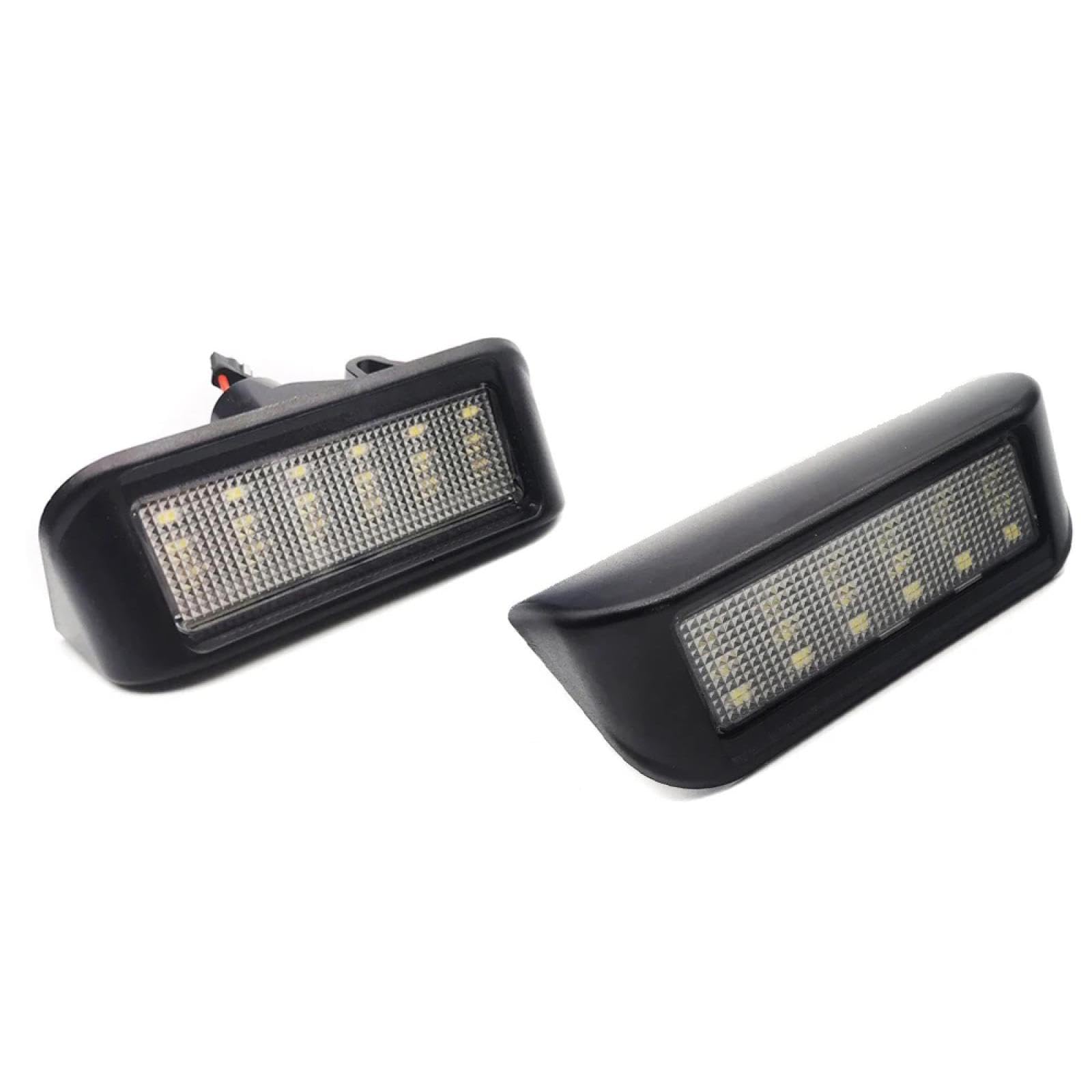 Luces LED de estacionamiento y matrícula para Fiat Scudo con iluminación blanca antirparpadeo