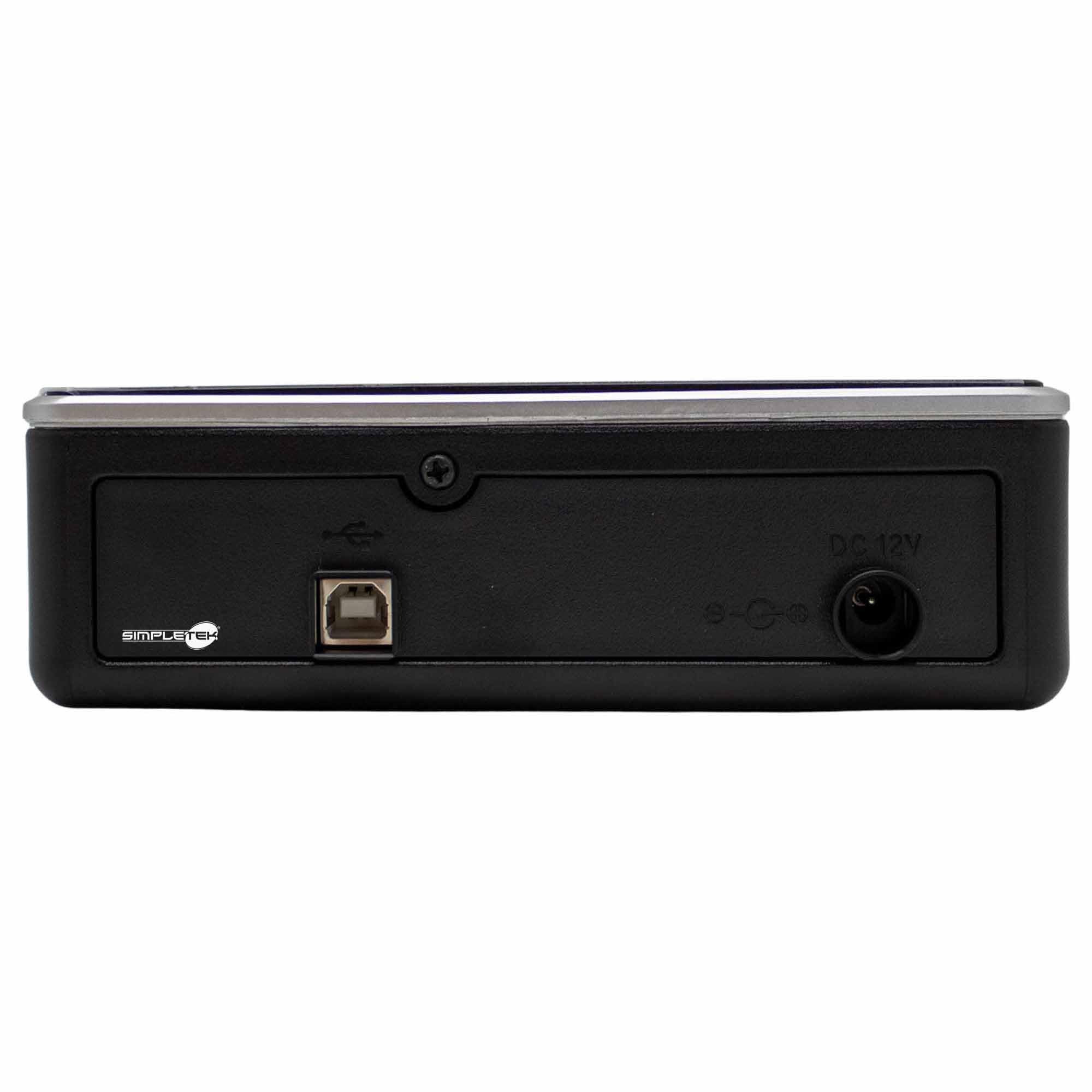 SIMPLETEK - Lettore Masterizzatore DVD Esterno USB - CD DVD RW Dual Layer | 20X DVD,48X CD,DVD Dual Layer,DVD-RAM,USB 2.0,eSATA,Cavo USB A-B,Cavo Alimentazione,Plug&Play,Windows,Nero