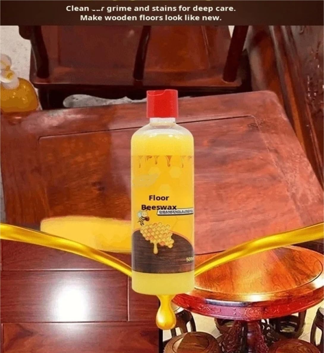 2 Aceites De Mantenimiento For Pisos De Madera De 500Ml, Cera For Pisos Y Aceite Esencial For Pulir.