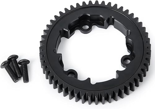 Miniatura 5 de RC Steel M1 Main 46T Engranajes rectos MOD1 Engranaje de estímulo para X-Maxx 6S 8S Maxx 4S XO-1 E-Revo 2.0 VXL Engranajes de actualización sin