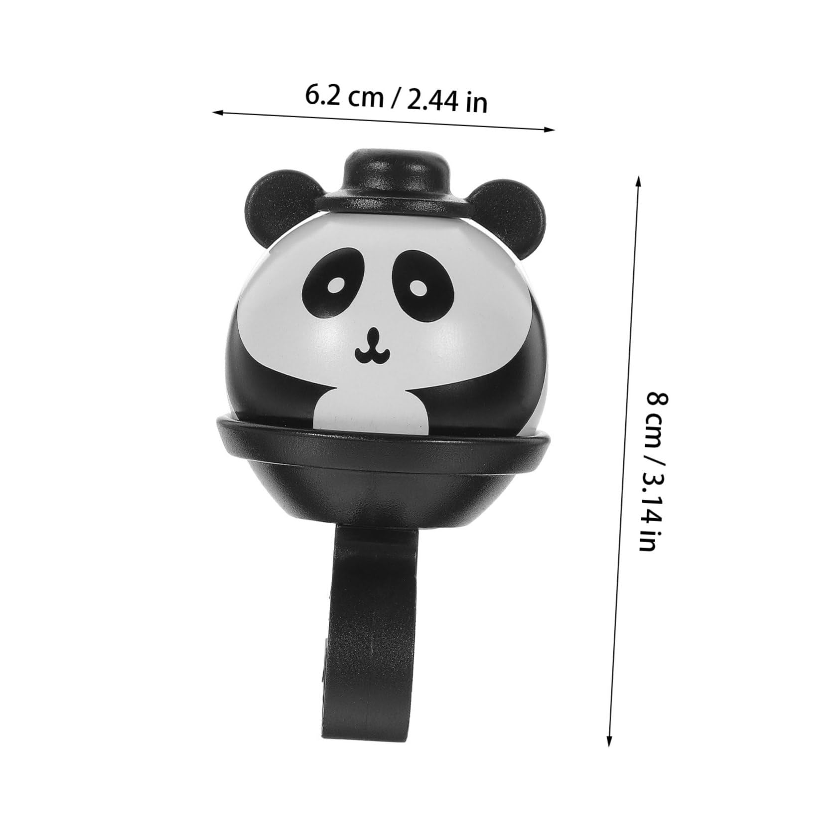 DECOMELODY Portable Bicycles Bell Convenient Cycling Bell for Safety Mountain Road Bikes Crisp Sound Easy Installation Durable Design for Adults