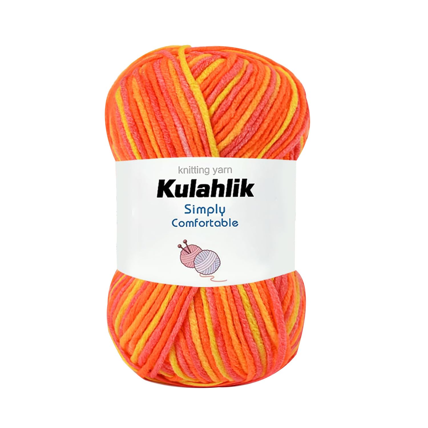 250g(5x50g) Acrylic Yarn for Crochet/Knitting, Colorful Gradient Yarn Thread, 5 Rolls Skeins, Perfect for Any Knitting Crochet and Crafts Mini Project — view 134