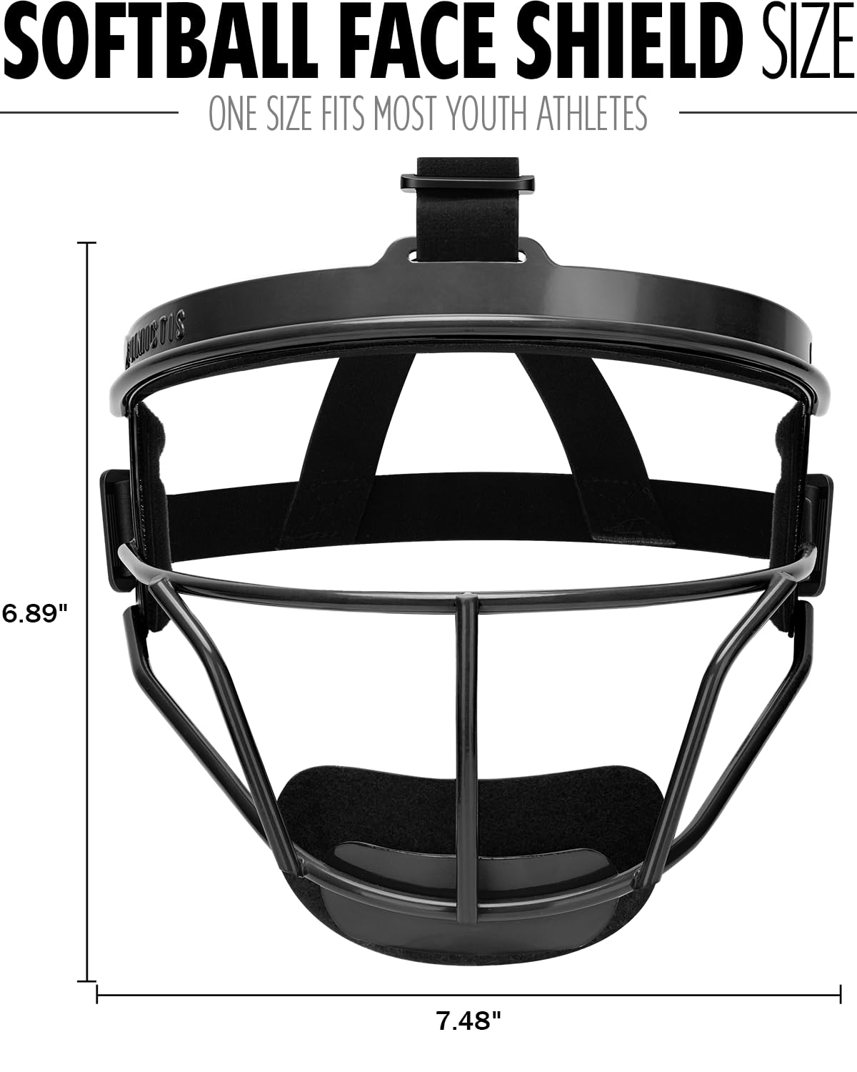 Dinictis Steel Softball Face Mask - Máscara de protección Facial