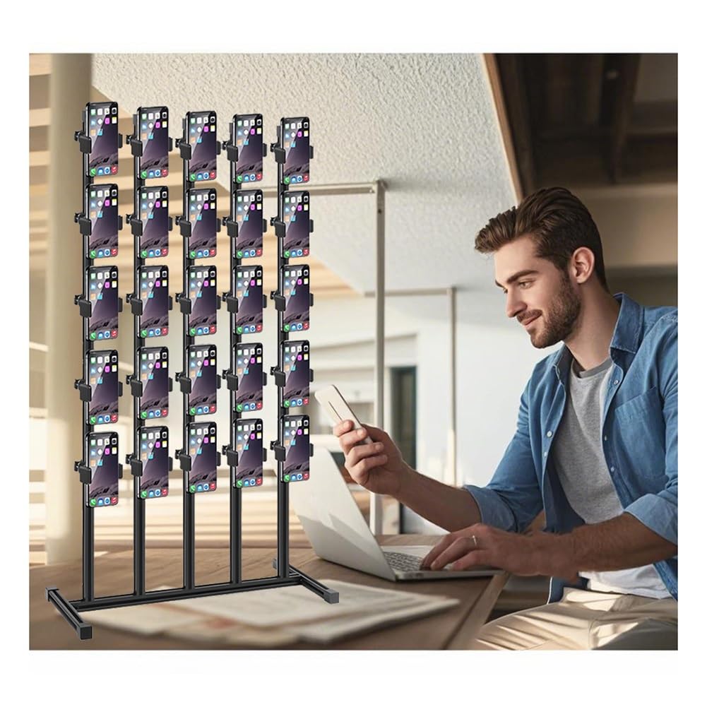 Soporte para teléfono móvil: Organizador Multiusos, Altura Ajustable, Soporte Universal de Escritorio para transmisión en Vivo y Juegos.