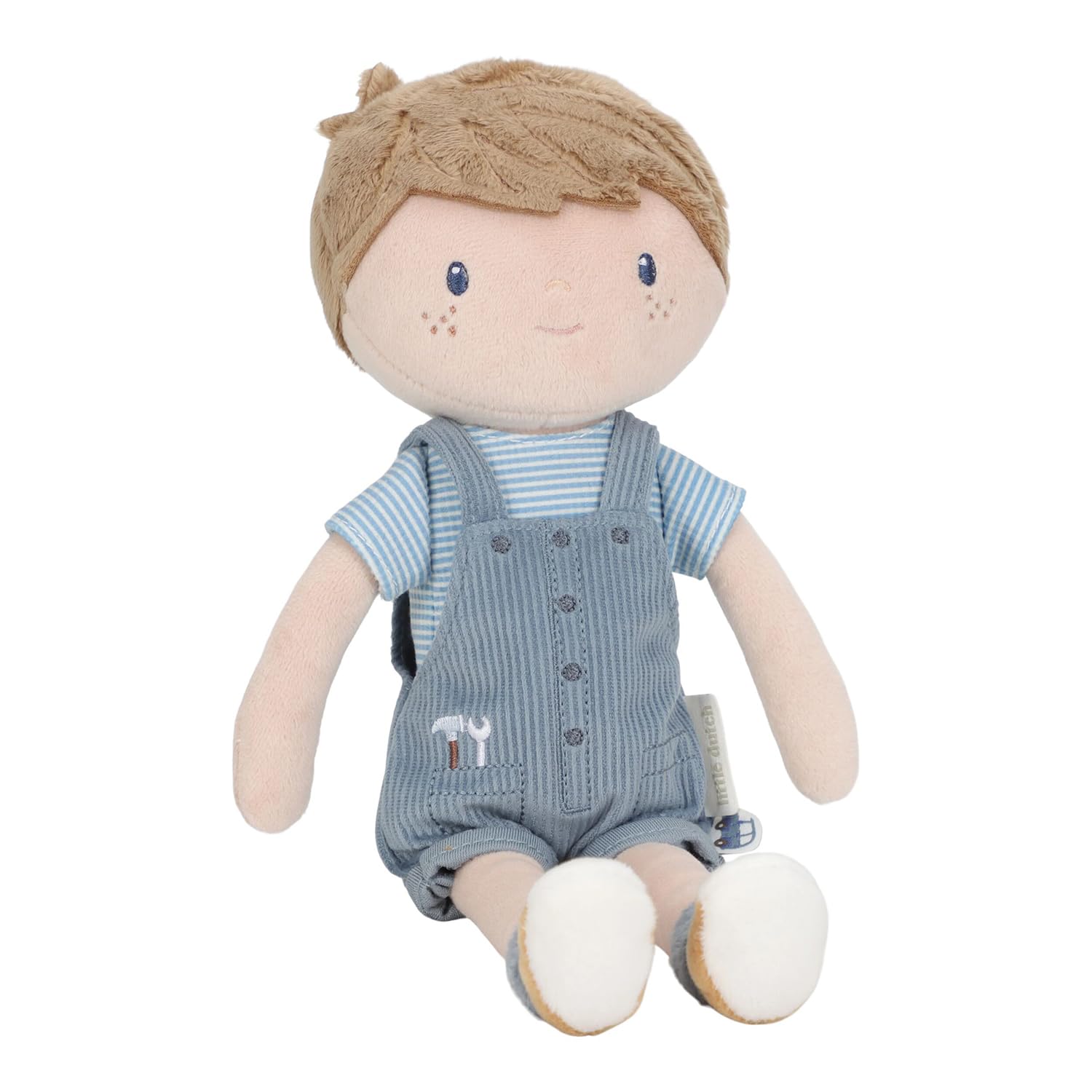 Little Dutch Muñeca de tela suave – Muñeca Jim – 35 cm grande – para niños a partir de 12 meses - 2