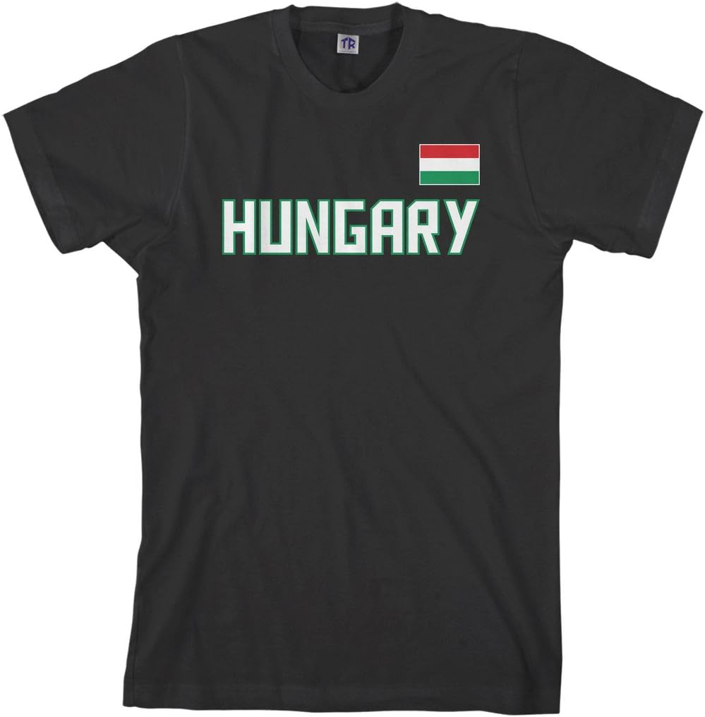 Threadrock Men's Hungary National Pride T-Shirt
