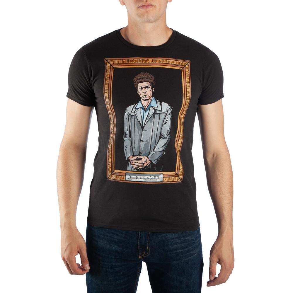 Seinfeld Cosmo The Kramer Men's Shirt-3X-large Black