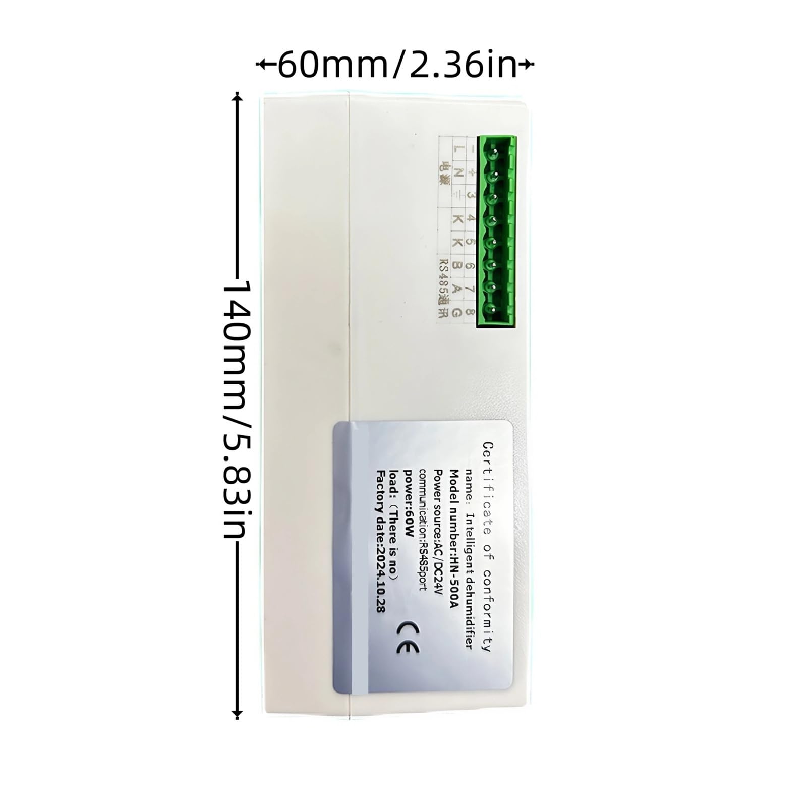 Deumidificatore industriale Deumidificatore completamente automatico da 13,5 once, adatto for scatola elettrica, con tubo di drenaggio(ACDC24V36V)